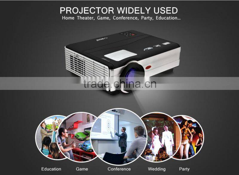 Support 1280 x 800 1080p 3000 Lumen Projector for school office