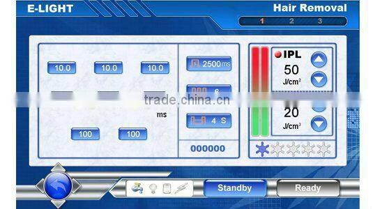 Vertical e-light(ipl+rf) machine SK-12 hair removal equipment with medical CE