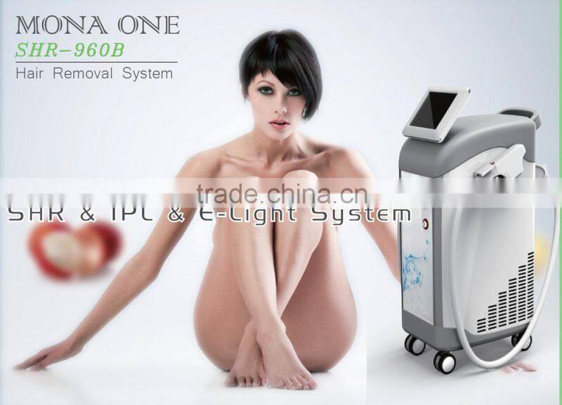 Most Advanced SHR IPL Technology e-light+ipl+shr for beauty salon