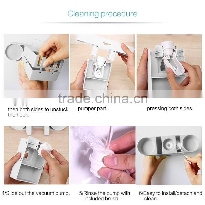 shenzhen Cosylife Toothbrush and Toothpaste squeezer Rinse Cup Holder Set for family organizer