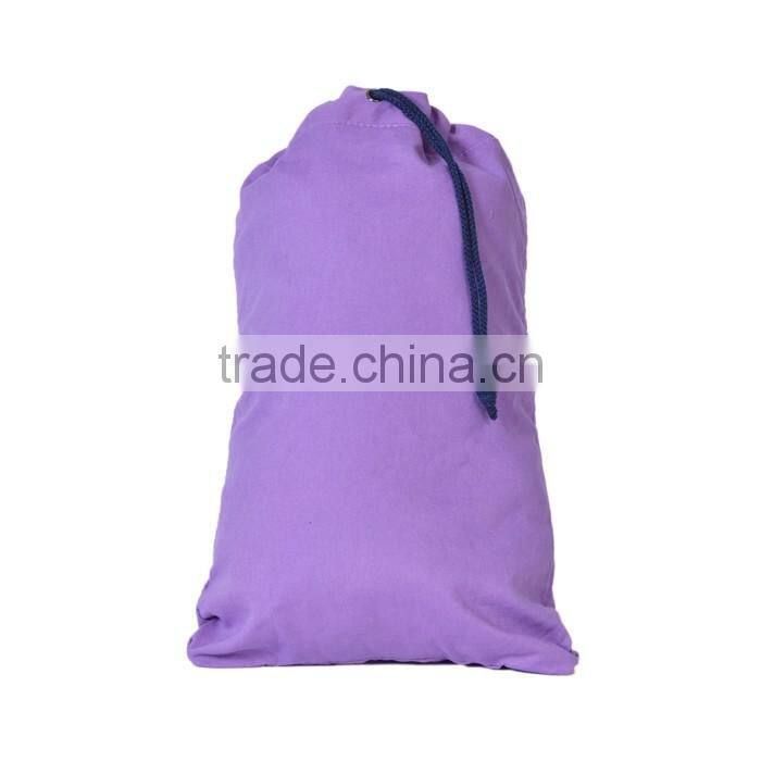 wholesale Promotional blank 100% Cotton Canvas Drawstring Backpack