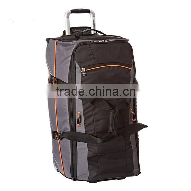 China wholesale 600D x 600D polyester fabric ladies fashion trolley bag