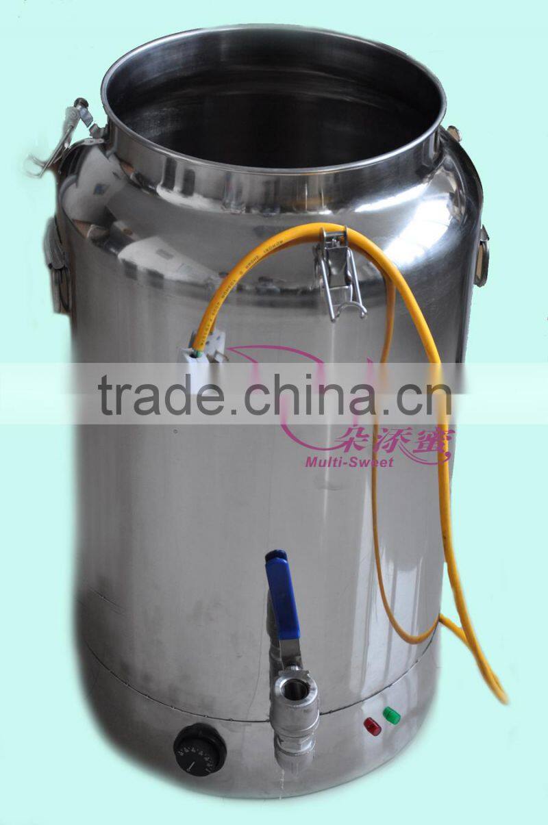 high quality 304 stainless steel honey tank with heater/beekeeping tools