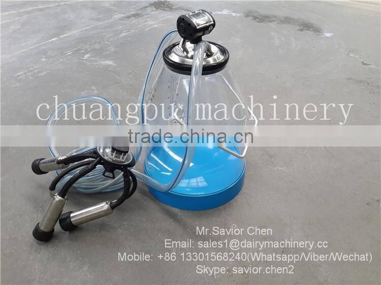 32KG Milking Machine Milking Bucket With Scale Reading