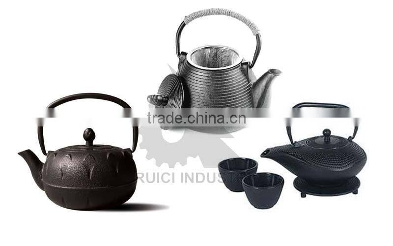 0.6L 0.8L mini teapot set strainer cauldron tetsubin japanese enamel chinese antique cast iron teapot
