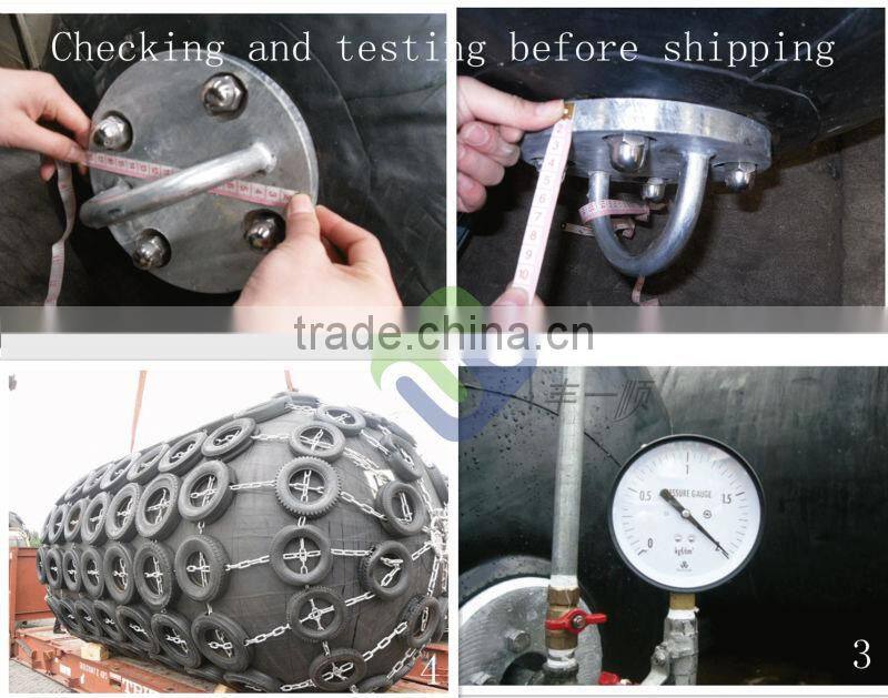 Pneumatic Rubber Fender for ocean towing tug and barge