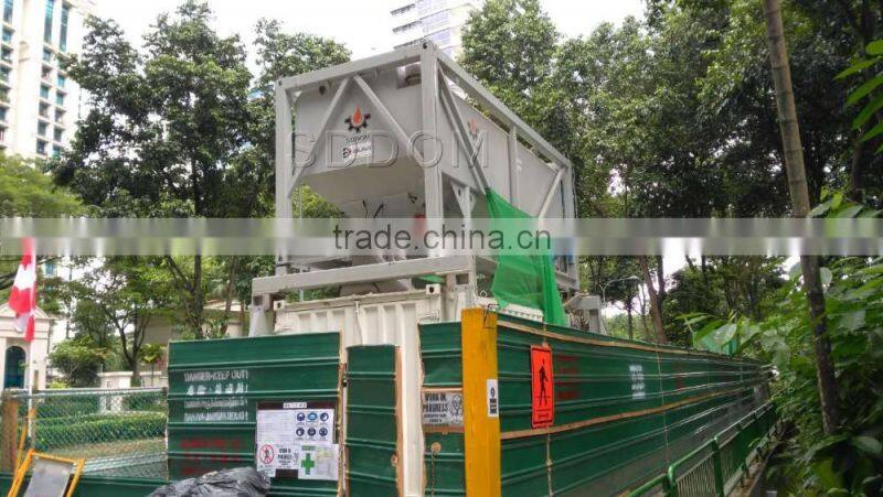 horizontal frame type cement silo made in china for sale