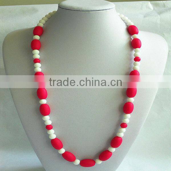 giraffe teether baby chewing teething necklace silicone jewelry