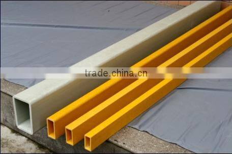 FRP rectangular tube/frp profiles/fiberglass pipe prices
