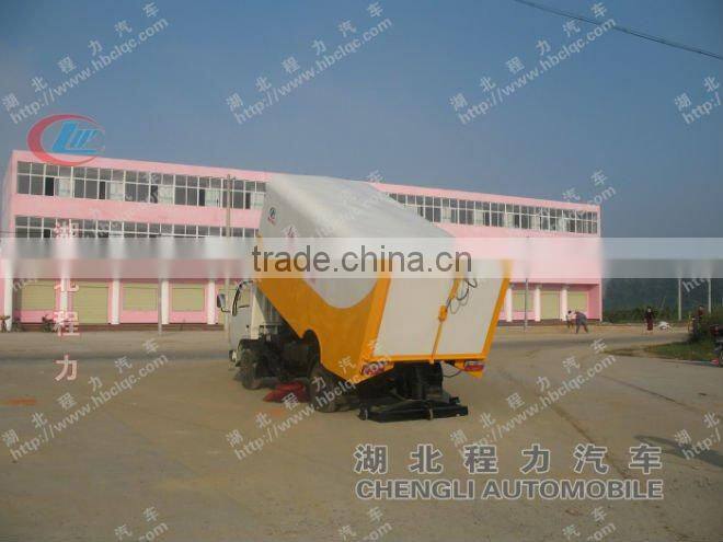 Dongfeng 100hps broom sweepers truck for sale