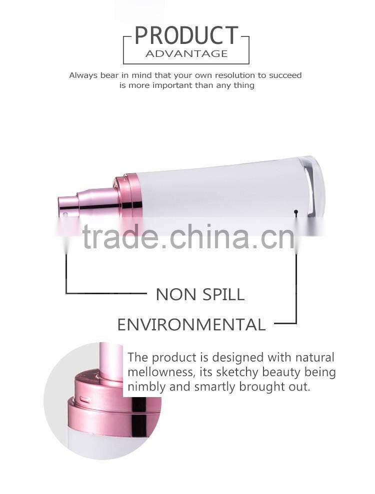 China made new PMMA materia screen printing cosmetic packaging bamboo lotion bottle