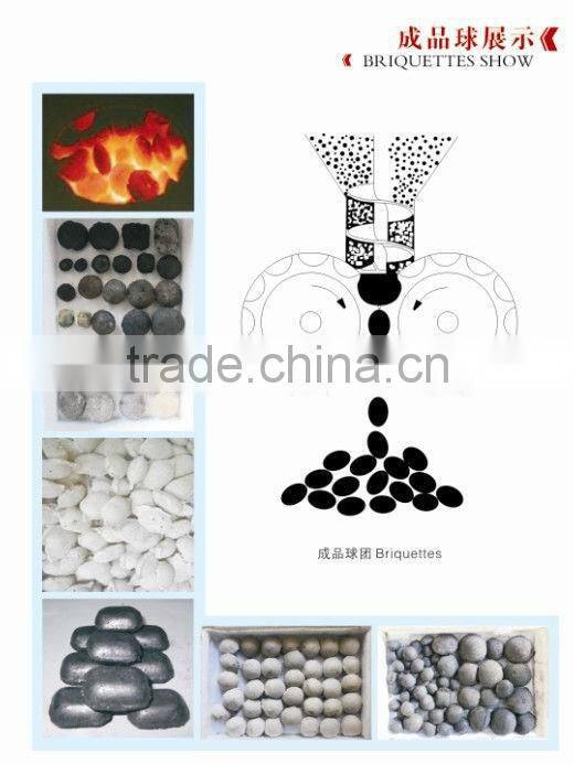Charcoal roller press