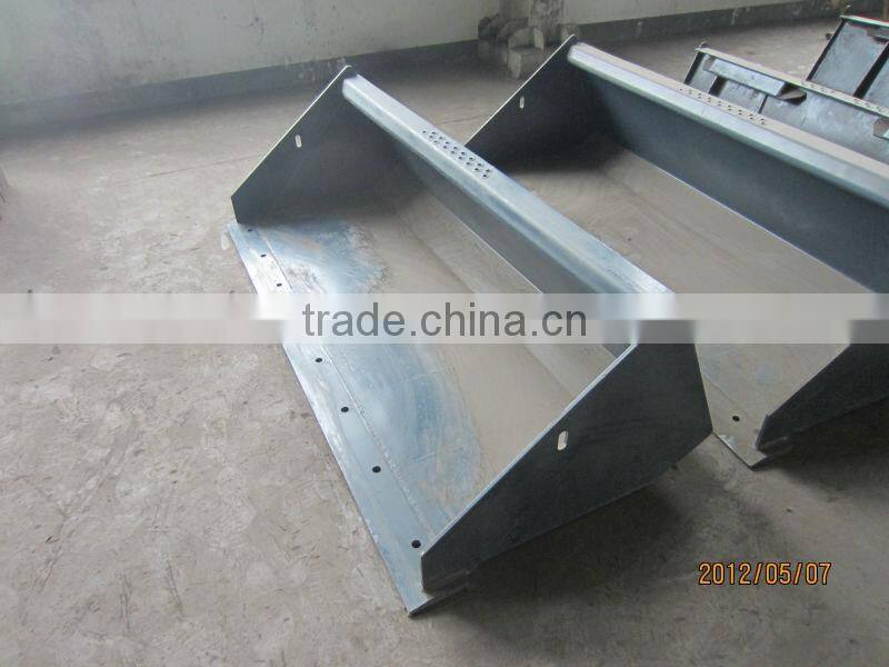 brand new 0103 series skid steer loader attachment standard bucket size for sale