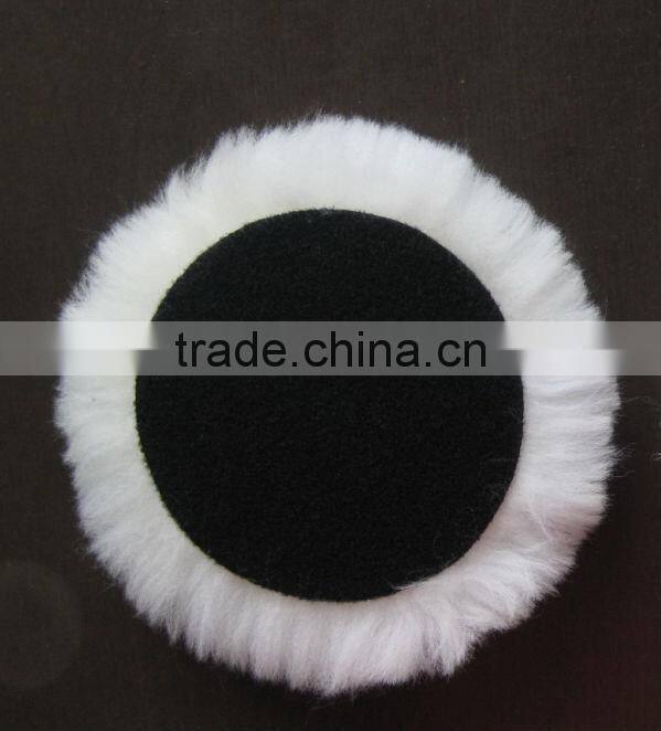 wool bonnet/wool polishing bonnet/lambskin wool bonnet