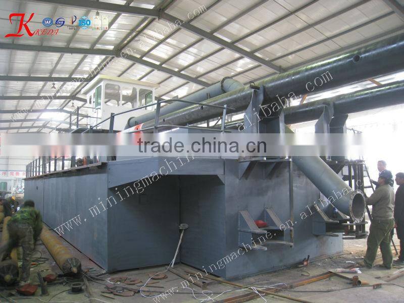 Output 200-400cbm/hr cutter suction dredge