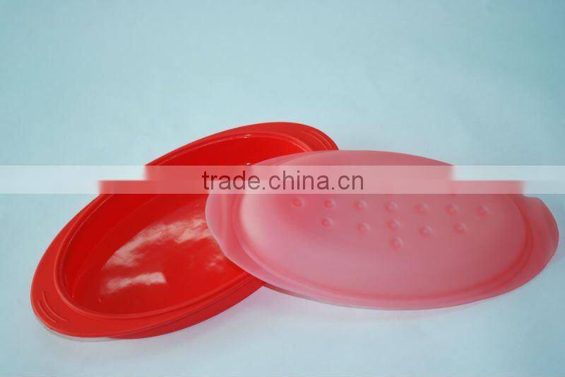 Diverse colorful silicone bakeware