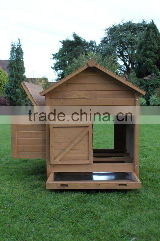 Wooden Chicken Coop with egg crate