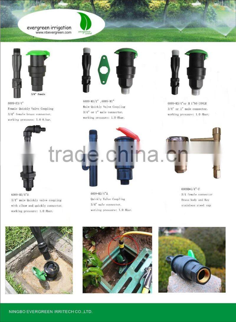 3/4" Female thread intake valve quick coupling valve for underground