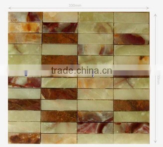 PAKISTAN CHEAP 2017 GREEN ONYX MOSAIC TILES COLLECTIONS