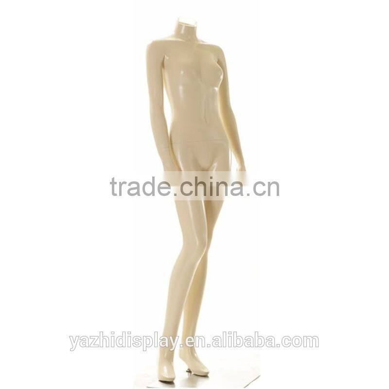 Cheap fiberglass headless female mannequin