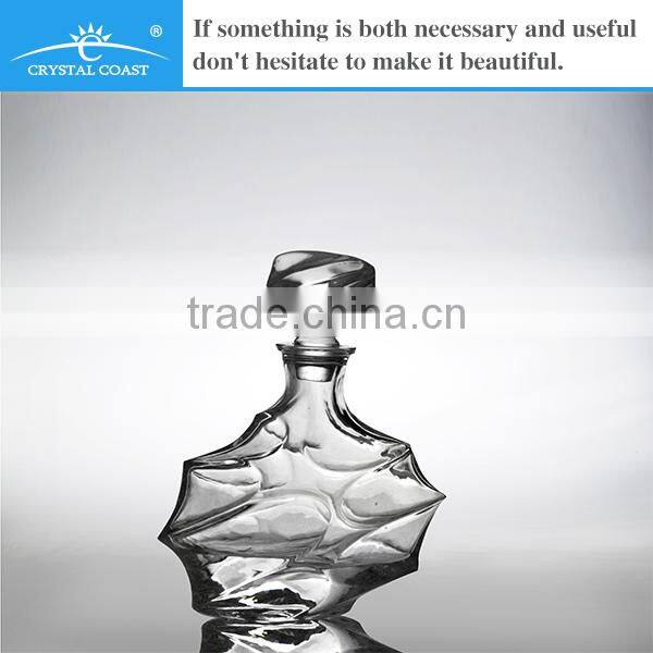 2014 Hot selling top quality gold plating wine decanter set