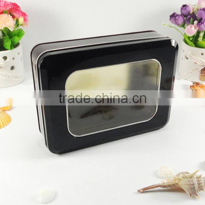 Custom rectangle shape cigarette tin case