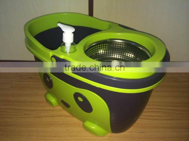 High speed 360 spin mop with big size bucket