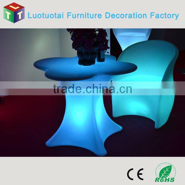 led bar furniture /lighted up glowing 16 color change led bar table