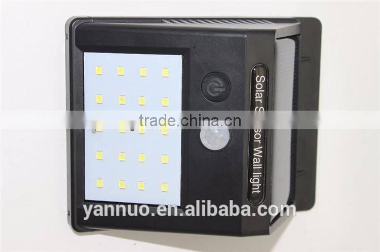 Solar LED Sensor Wall Night Light for Outdoor waterproof corridor
