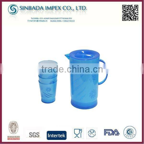 2.1L collapsible water jug with side handle