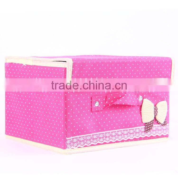 N490 New Arrival Household Non Woven Box Foldable Storage box