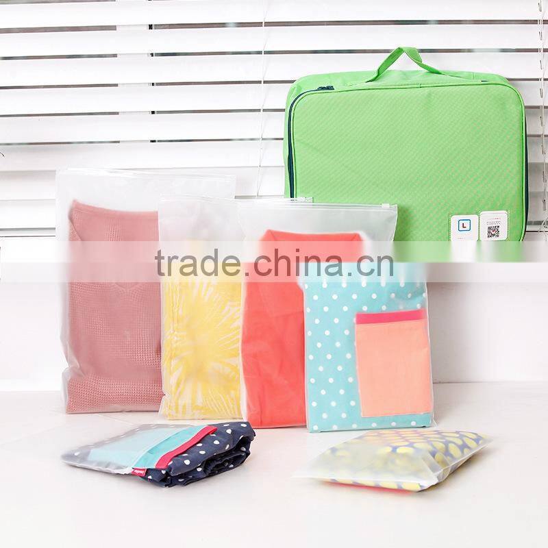 Q1080 transperent cloth travel storage bag