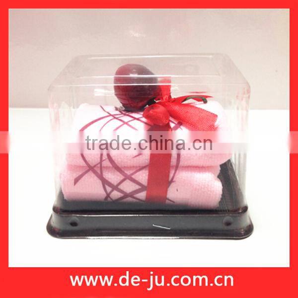 Towel Towels Cherry Cake Shape Wedding Gift Pink Fashion Promotion Gift