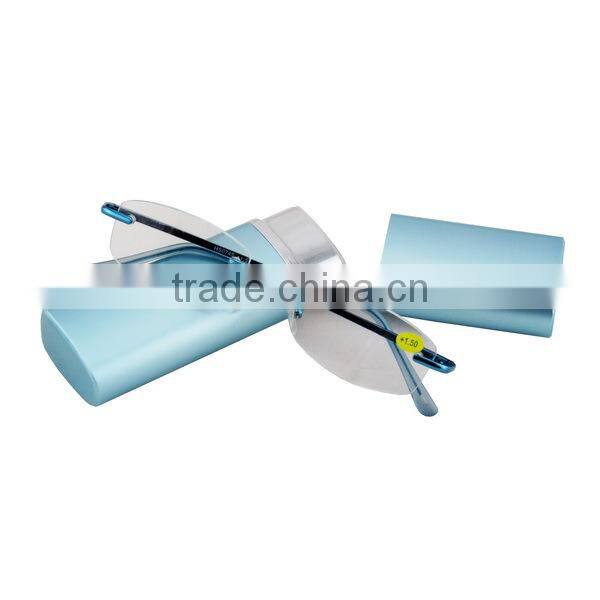 Colorful tube reading glasses for reading