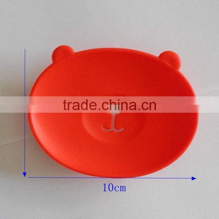 2015 New Design little bear shape silicone soap molds /customizable Silicone Bathroom Soap Holders