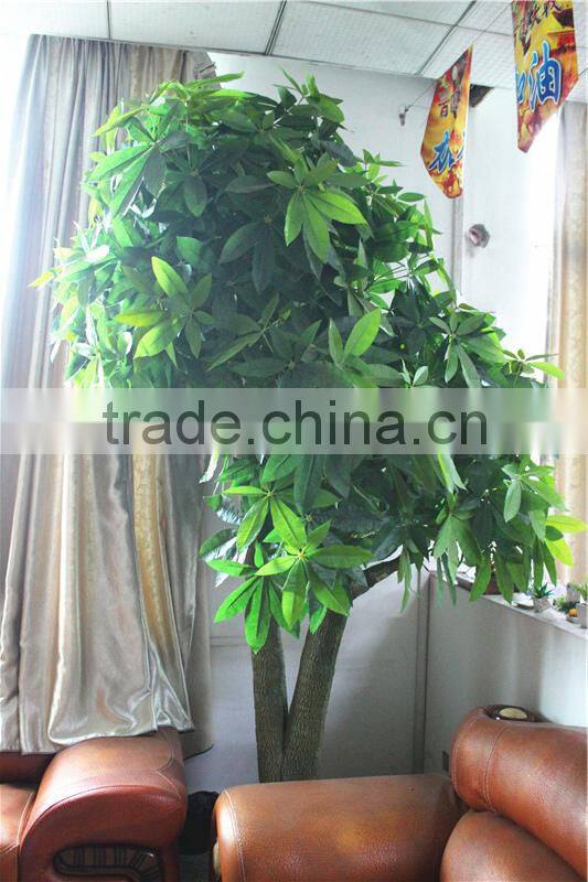 Home garden creepers decoration 180cm Height artificial green Pachira aquatica tree EFCS05 2901
