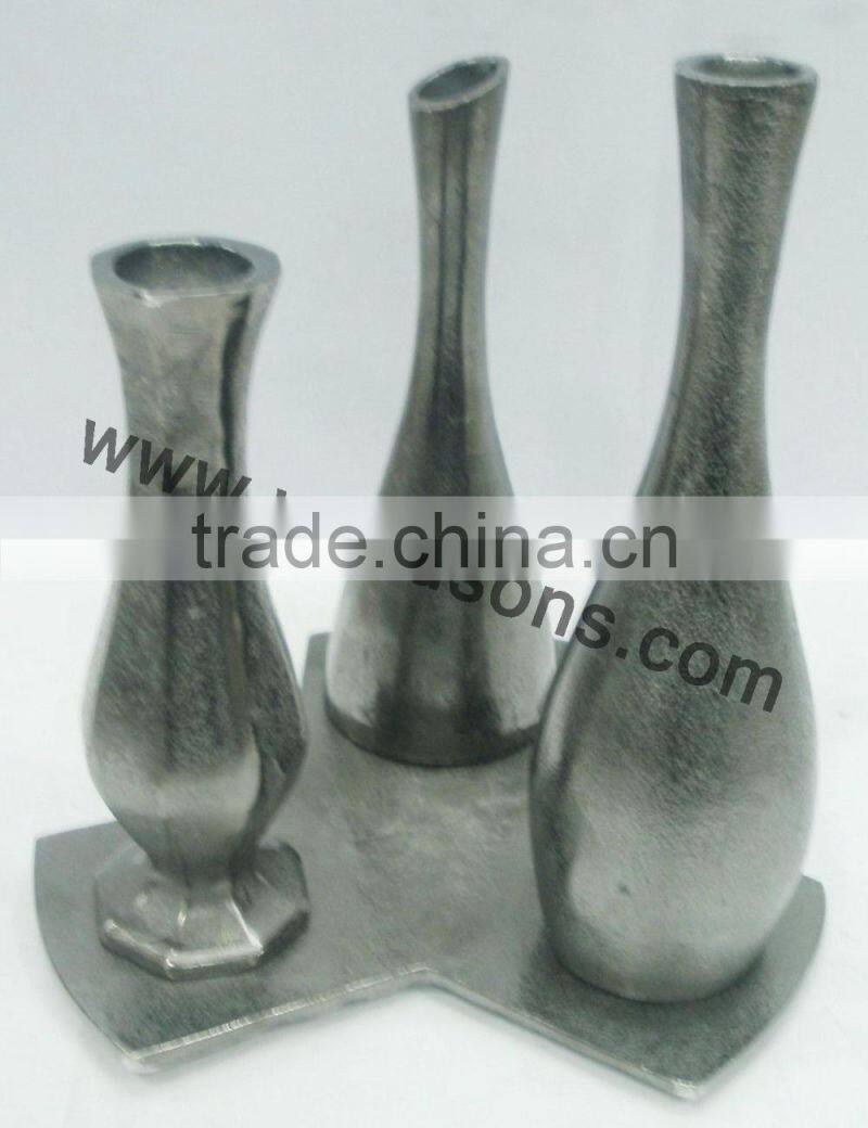 decorative metal flower vases for weddings