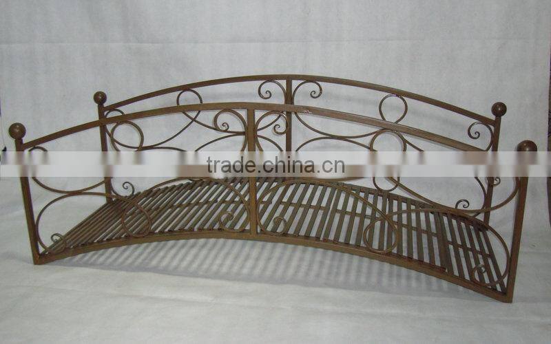 metal garden bridge