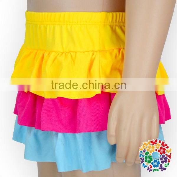 2017 New Arrival Summer Girls Colorful Ruffle Bikini Swimming wear