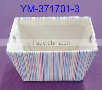 cheap portable fabric paper basket