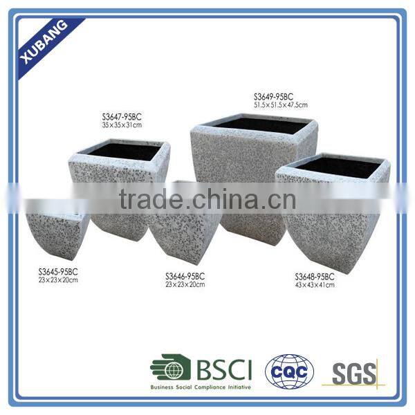 Sandstone square garden planter &flower pots