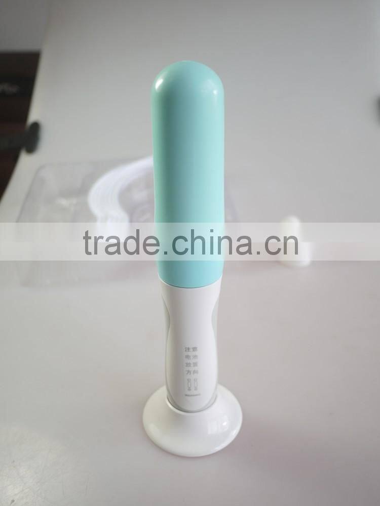 Batteries operated viabrating head massager kit 3 in 1