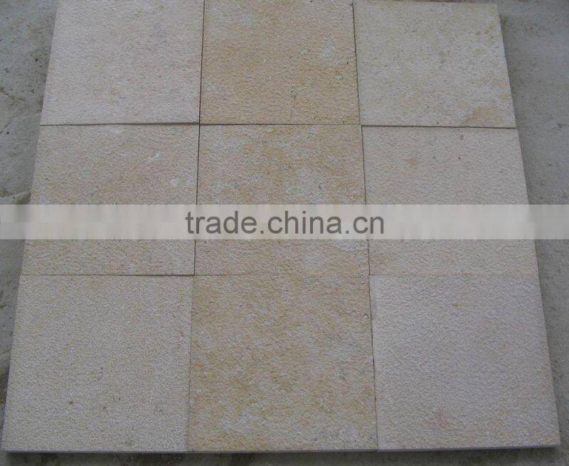 China Beige Limestone Tile Light Beige Marble Tile Cream Limestone Tile