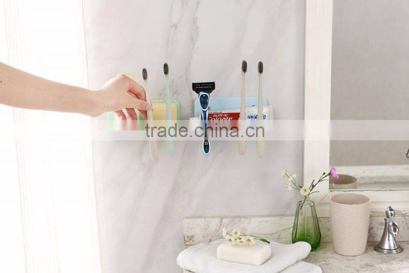 Sucker toothbrush rack