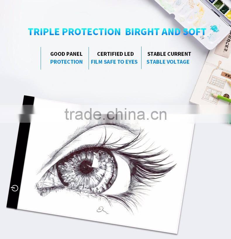Ultra thin LED copy board A4 animation drawing copy light panel board painting learning board