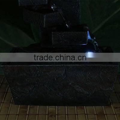 Spiral Staircase Tabletop Water Fountain with LED Light