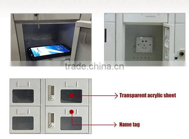 Combination lock black charging locker public mobile phone charging station