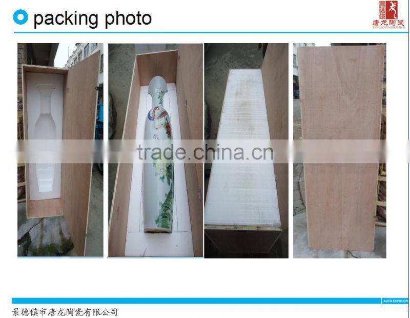 Customize ceramic black cylinder gold metal decorative vases