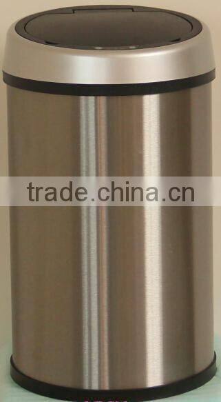 13L Automatic sensor touch free stainless steel trash can