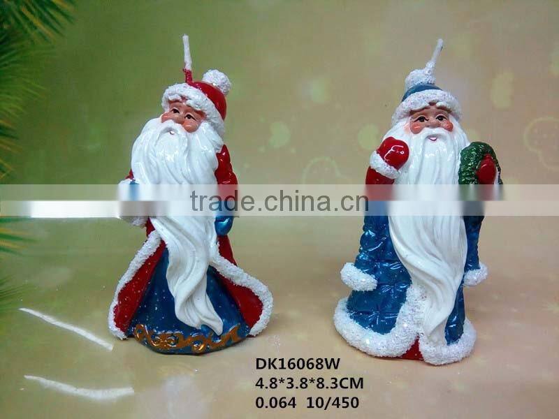 Handmade Non-scented Santa Claus Christmas Candle